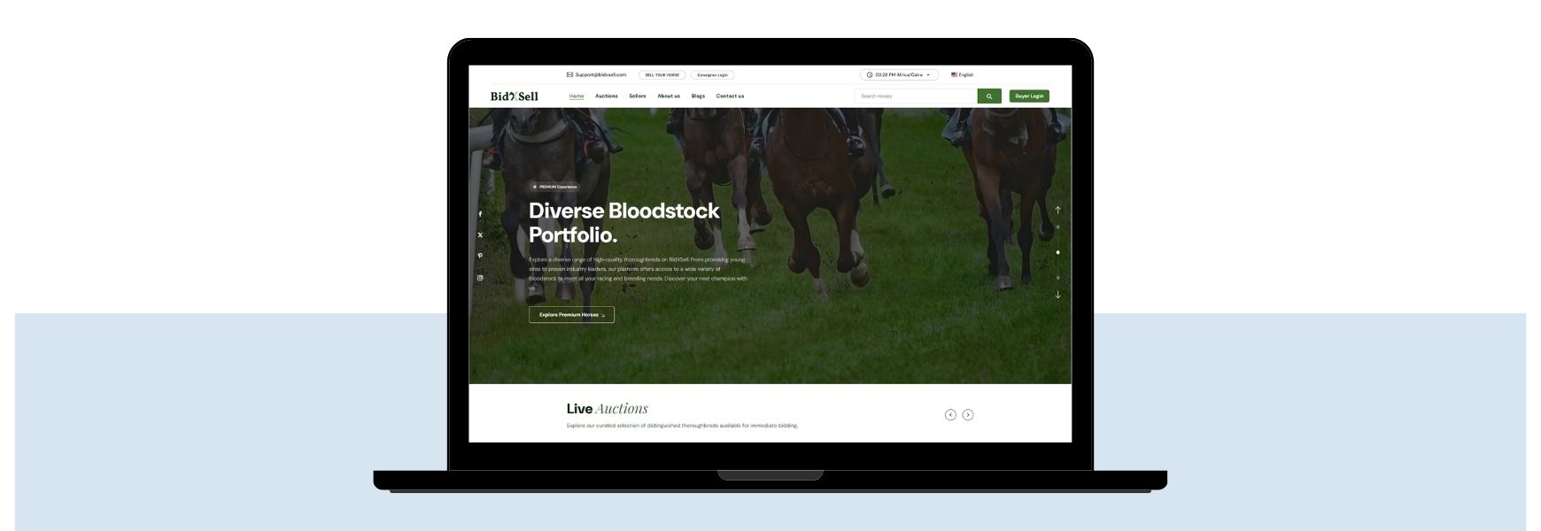 BidXSell - Horse Auction Platform